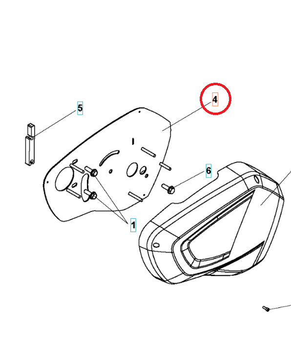 Steel Cover Plate 5986806-01 in the group at Gräsklipparbutiken (5986806-01)