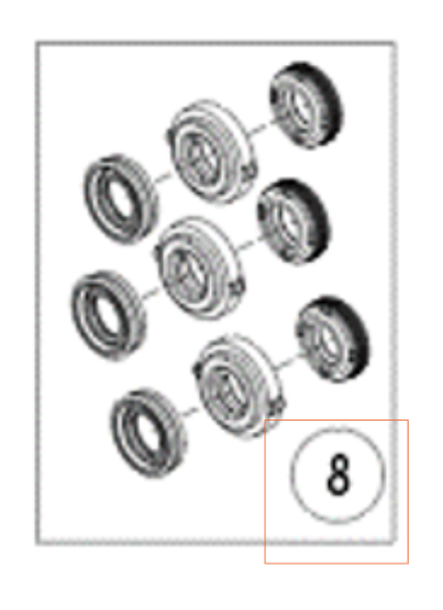 Thrust Collar Water Kit 5986841-34 in the group at Gräsklipparbutiken (5986841-34)