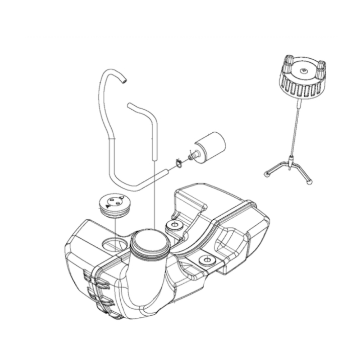 Fuel tank assembly in the group  at Gräsklipparbutiken (5987962-01)