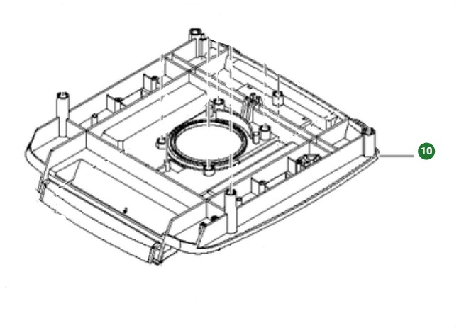 Carrier plate, spare part S25 in the group at Gräsklipparbutiken (5992816-02)