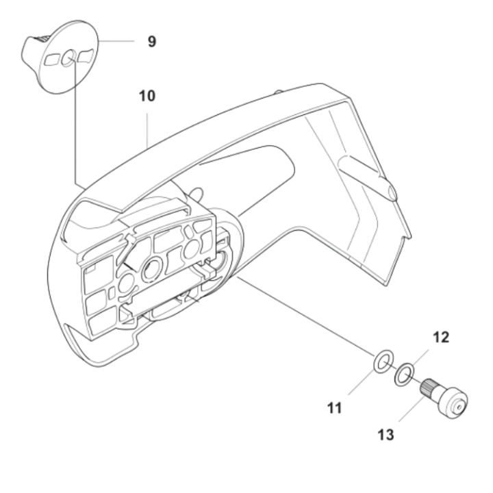 Clutch Cover Assy Clutch Cover 5995894-01 in the group  at Gräsklipparbutiken (5995894-01)