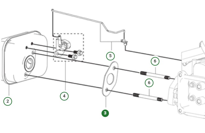 Muffler Gasket 5997123-01 in the group  at Gräsklipparbutiken (5997123-01)