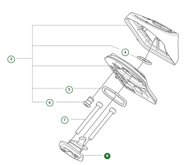 Filter Holder 39Cc in the group  at Gräsklipparbutiken (5998149-01)