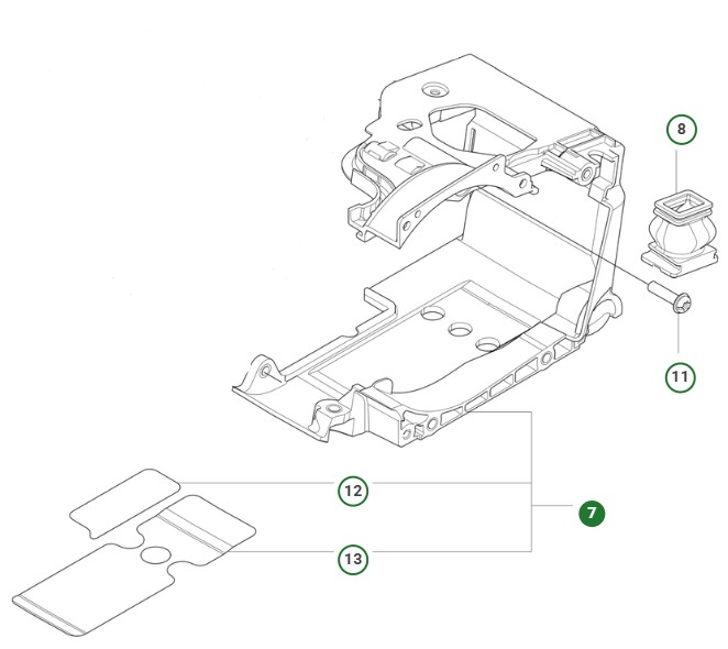 Cylinder Cover Assy 39Cc Husqv in the group  at Gräsklipparbutiken (5998157-01)