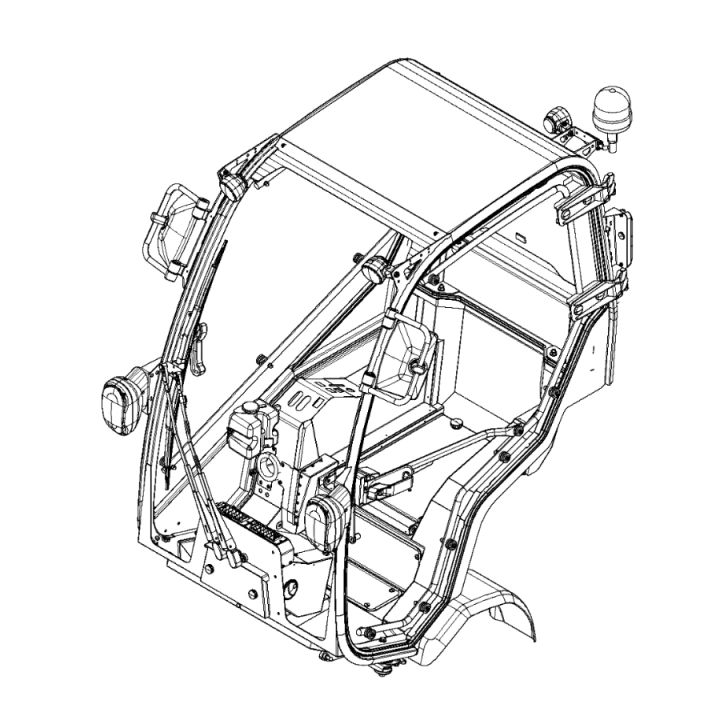 Cabin Incl Base Platform For P in the group  at Gräsklipparbutiken (5999451-01)