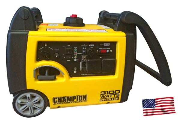 Champion 3400 Watt Inverter Petrol Generator in the group Forest and Garden Products / Power stations / Champion Power Generators / Champion Inverter Generators at Gräsklipparbutiken (73001i-SC)