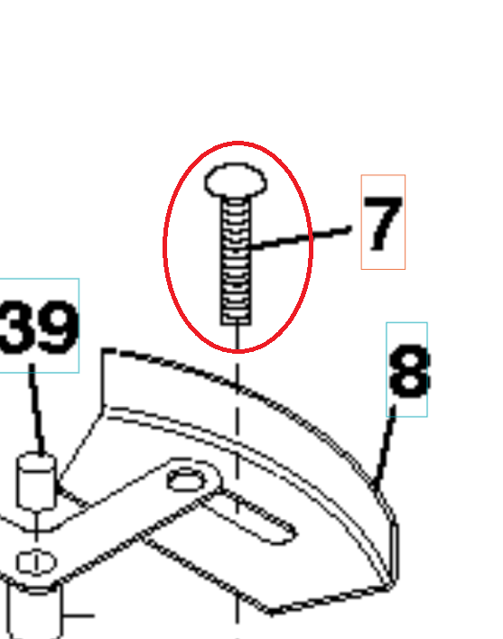 Carriage Bolt,1/4-20X1/2 8721104-04 in the group  at Gräsklipparbutiken (8721104-04)