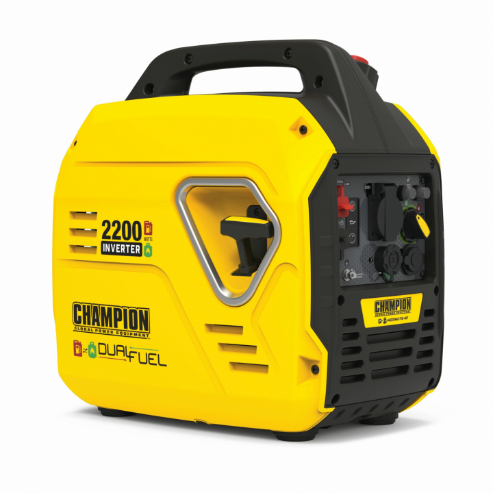 Champion Dual fuel inverter ' The Might Atom' 2200W Generator in the group Forest and Garden Products / Power stations / Champion Power Generators / Champion Inverter Generators at Gräsklipparbutiken (92001i-DF-EU-SC)