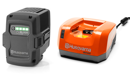 Husqvarna Pro Battery & charger kit BLi300 & QC500 in the group Forest and Garden Products / Husqvarna Battery operated power tools / Accessories Battery machines at Gräsklipparbutiken (9670719)