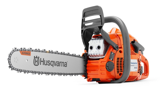 Husqvarna 445 E-Series II Chainsaw in the group Forest and Garden Products / Husqvarna Chain saws / Chainsaws at Gräsklipparbutiken (9671566-73)