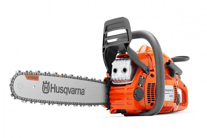Husqvarna 445 II E-Series TrioBrake Chainsaw in the group Forest and Garden Products / Husqvarna Chain saws / Chainsaws at Gräsklipparbutiken (9671568-33)