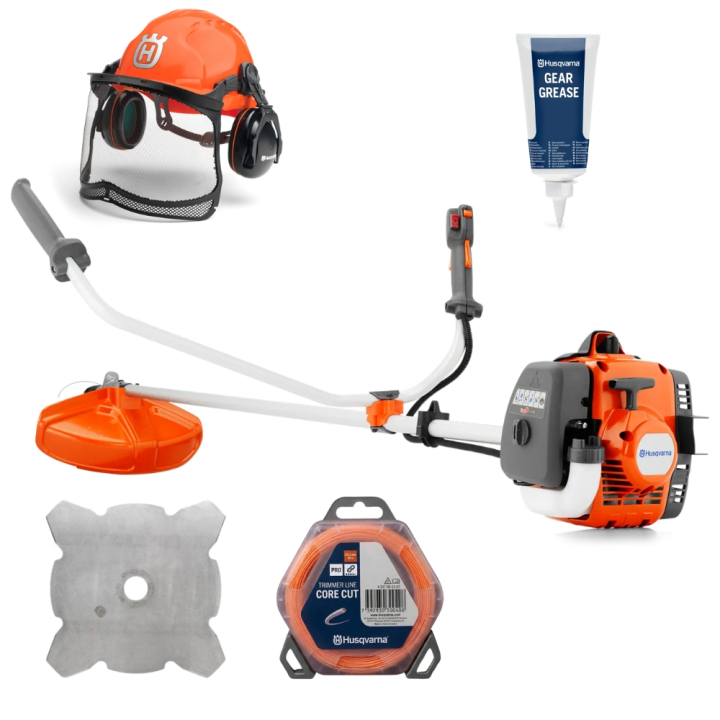 Husqvarna 129R Brushcutter-Kit in the group Forest and Garden Products / Husqvarna Brush Cutters/Trimmers / Trimmers & brushcutters at Gräsklipparbutiken (9671933)