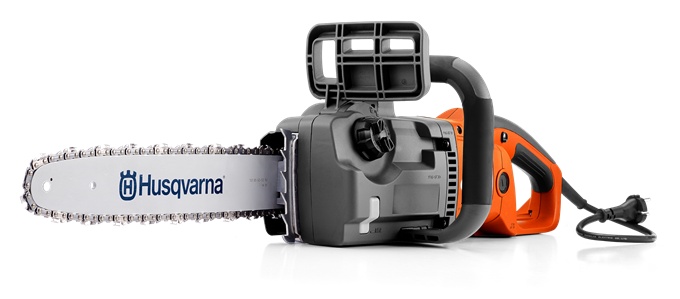 Husqvarna 418EL Corded Chainsaw in the group Forest and Garden Products / Husqvarna Chain saws / Chainsaws at Gräsklipparbutiken (9672056-14)