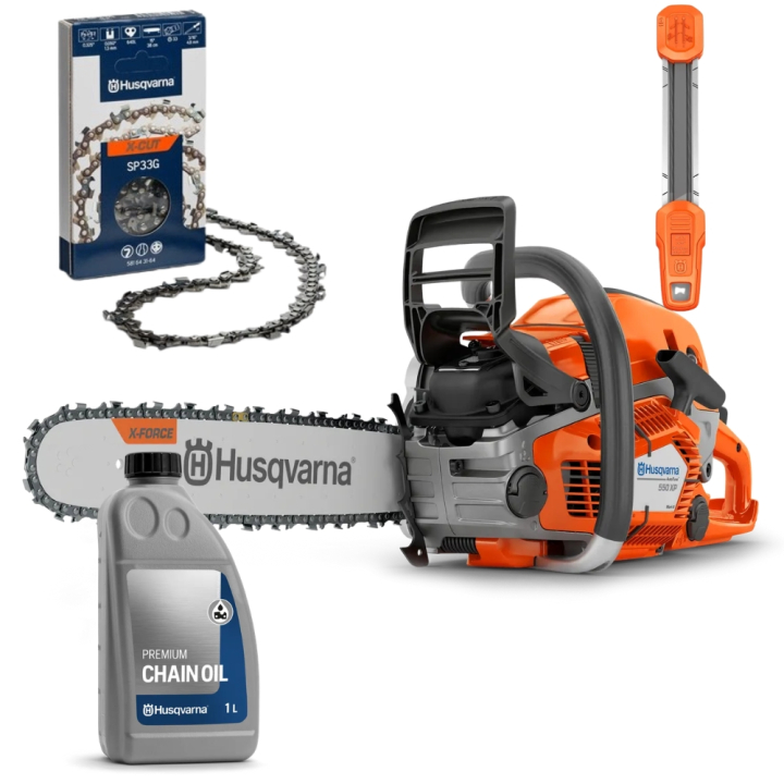 Husqvarna 550XP Mark II 15'' Starter Kit in the group Forest and Garden Products / Husqvarna Chain saws / Chainsaws at Gräsklipparbutiken (9676908)