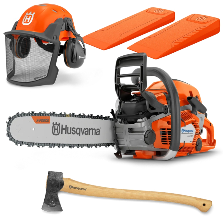 Husqvarna 550 XP Mark II 15'' Professional Felling Kit in the group Forest and Garden Products / Husqvarna Chain saws / Chainsaws at Gräsklipparbutiken (9676908pkt)