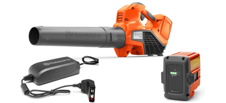 Husqvarna 120iB + BLi20 & QC80 in the group Forest and Garden Products / Husqvarna Leaf Blowers / Battery powered blowers at Gräsklipparbutiken (9679761-02)