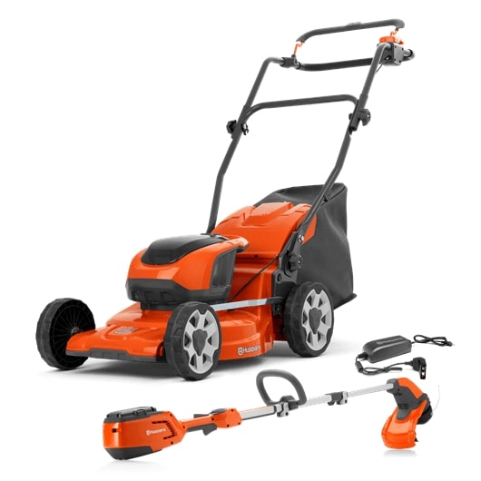 Husqvarna LC137i / 115iL Kit + BLi20 & QC80 in the group Forest and Garden Products / Husqvarna Battery operated power tools / Battery Lawn Mowers at Gräsklipparbutiken (9705009-03)