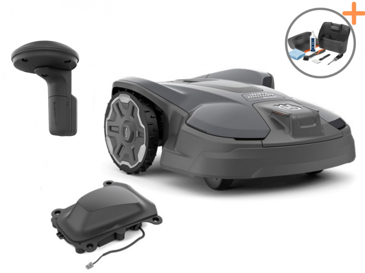 Husqvarna Automower® 320 Nera Robotic Lawn Mower with EPOS plug-in kit | Maintenance kit for free! in the group Robotic Lawn Mowers / Husqvarna Automower® /  at Gräsklipparbutiken (9705351)