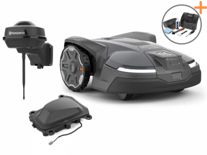 Husqvarna Automower® 450X Nera Robotic Lawn Mower with EPOS plug-in kit | Maintenance kit for free! in the group Robotic Lawn Mowers / Husqvarna Automower® /  at Gräsklipparbutiken (9705353)