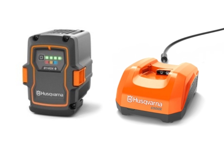 Husqvarna Battery & charger kit B140X & C500X in the group Forest and Garden Products / Husqvarna Battery operated power tools / Accessories Battery machines at Gräsklipparbutiken (9706079)