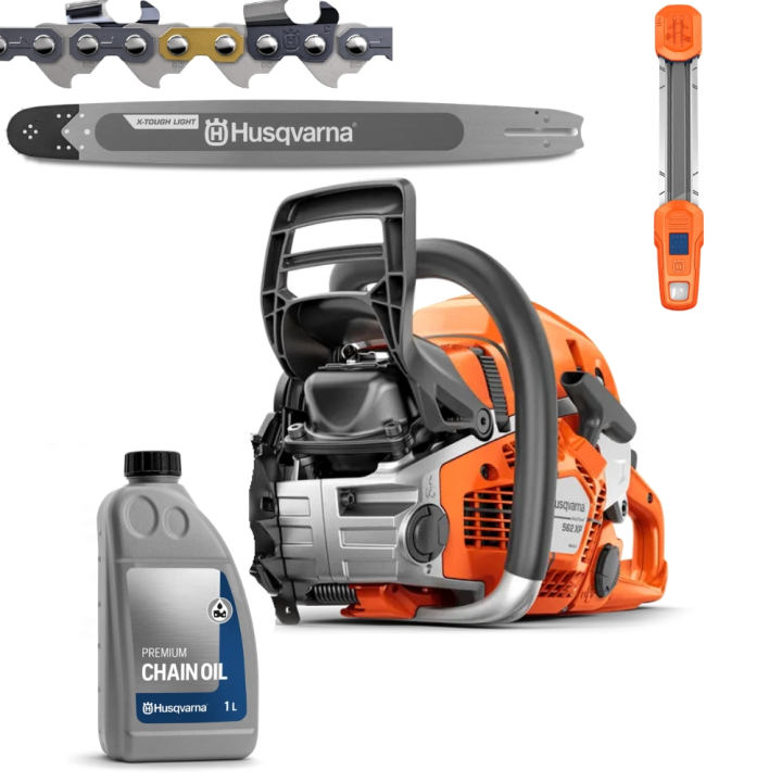 Husqvarna 562 XPG Mark II 20'' Starter Kit in the group Forest and Garden Products / Husqvarna Chain saws / Chainsaws at Gräsklipparbutiken (9706636)