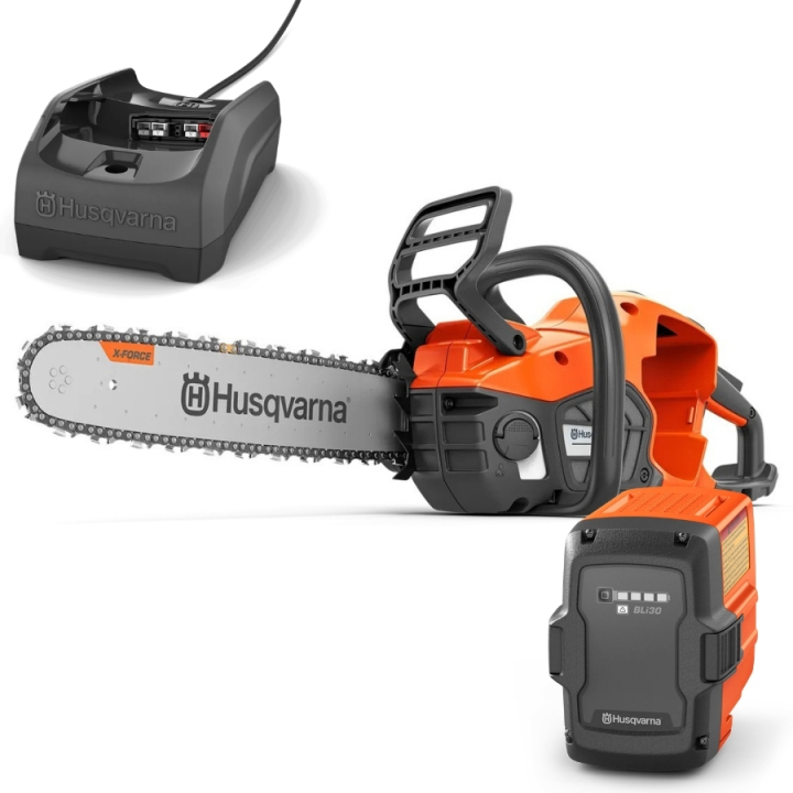 Husqvarna 440i battery chainsaw with battery and charger in the group Forest and Garden Products / Husqvarna Chain saws / Battery Chainsaws at Gräsklipparbutiken (9708448-13)