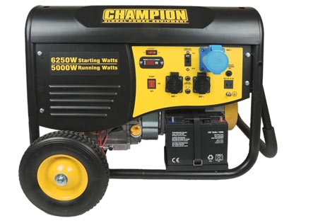 Champion 5500 Watt Petrol Generator With Remote Start in the group Forest and Garden Products / Power stations / Champion Power Generators / Champion Power Generators at Gräsklipparbutiken (CPG6500E2-EU)