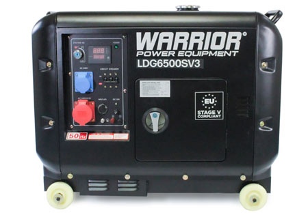 Warrior 6.25 kVa Diesel, 3-phase - Remote, ATS in the group Forest and Garden Products / Power stations at Gräsklipparbutiken (LDG6500SV3)