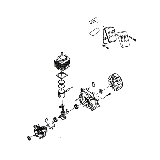 Service Kit Engine Short Block 5014243-15