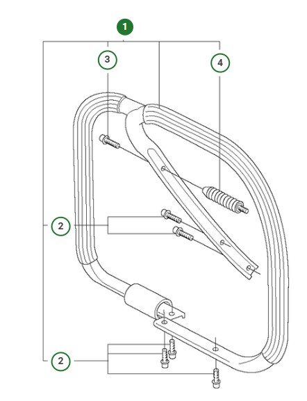 Handle Bracket,Wa G 5036286-02