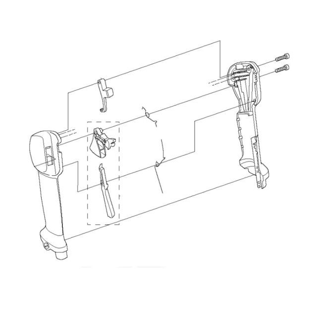 Throttle handle Kpl 5042098-05