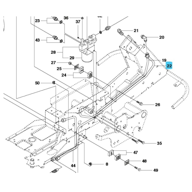 Hydraulic pipe