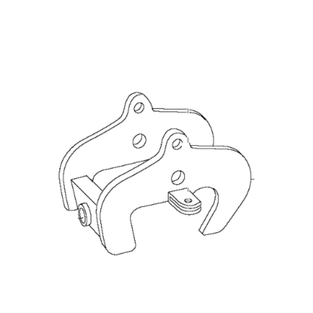 Rail mount, Ra10S hardox