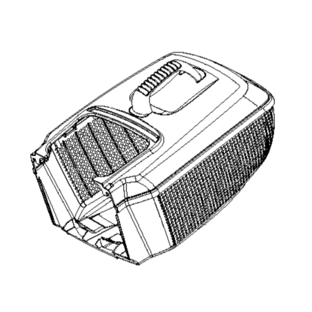 Spare parts grass box assembly