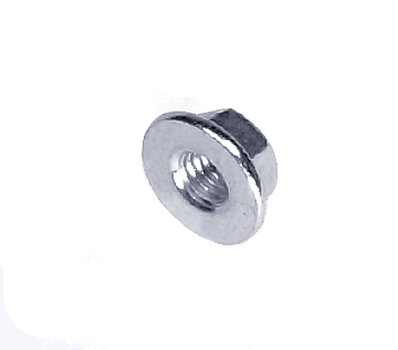 Nut with flange