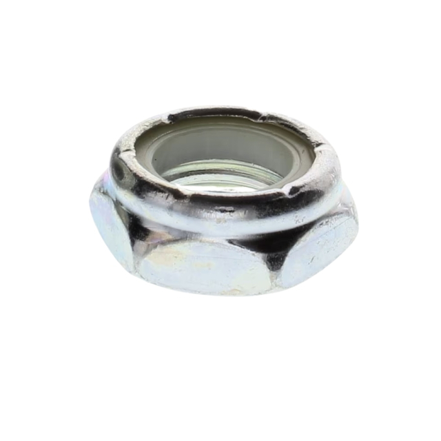 Nut 3/4-16 hex thin nyloc zd clear zinc