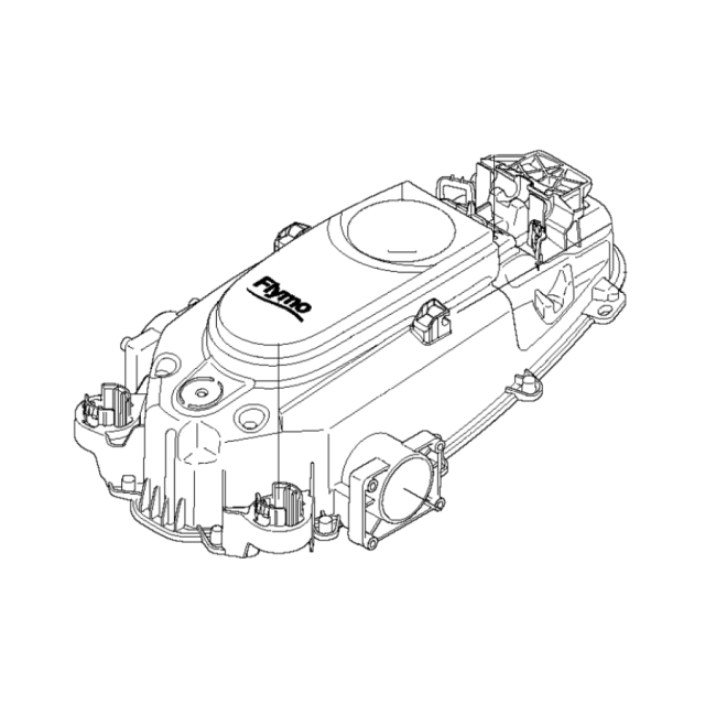 Chassis assembly upper p005 spares Flymo