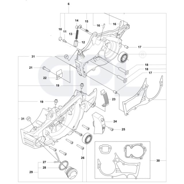 Crankcase Kit Small Sms 560Mki 5368996-01