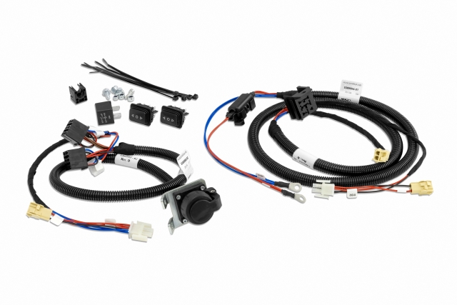 Front power outlet kit