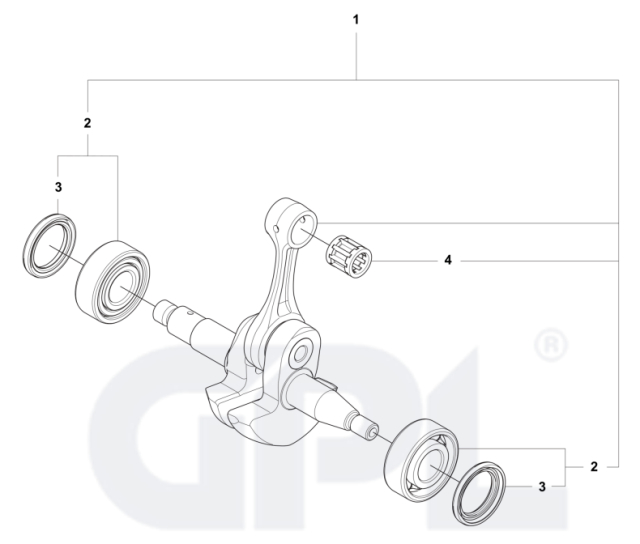 Crankshaft kit 564XPG