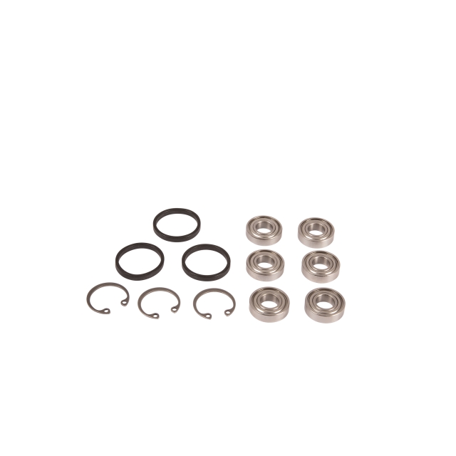 Bearing kit hub skid plate for