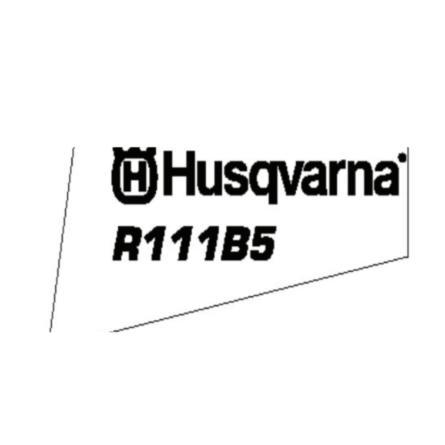Decal Husqvarna R111B5