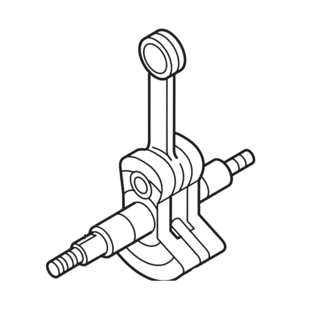 Crankshaft/connector, rod