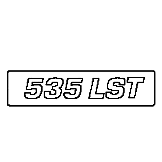 Label Cylinder Cover 535Lst 5769986-24