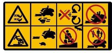 Start/Warning sticker P525D&P520