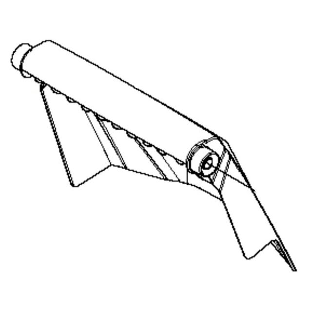 Rear Door, 21In Eff Black Ms-4 5861380-04