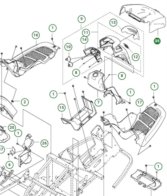Cover, Tool Frame 5892243-01