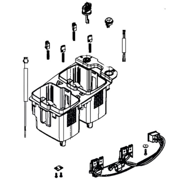 Battery Box Spare Part Assy Lc 5931245-03