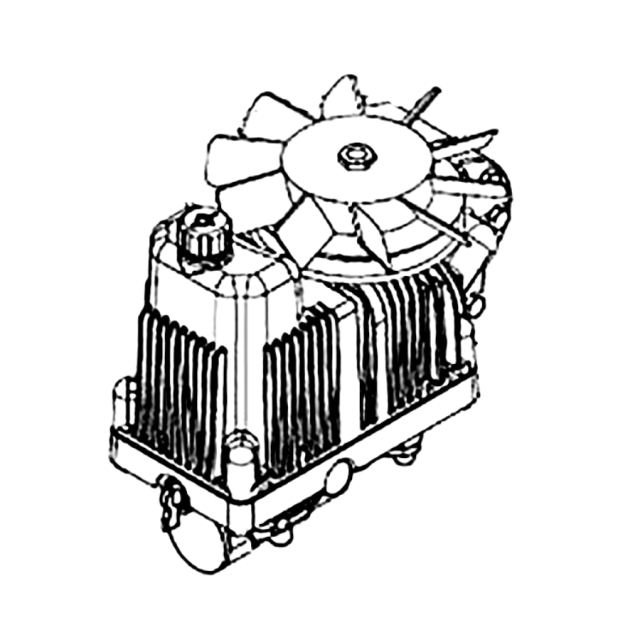 Transmission hte, 12cc pump, 260cc motor RH