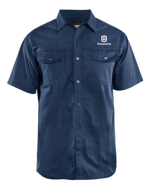 Shirt L Twill Shirt Navy Blue 5951043-04